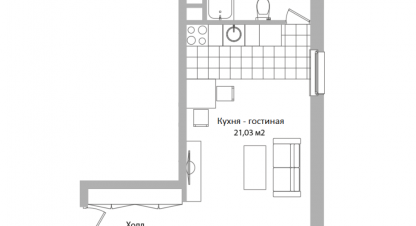 Купить квартиру, 31.2 кв. м., Россия, г. Мытищи. Фотография №8