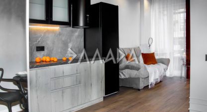 Купить квартиру 1 комнатную, 44 кв. м. Фотография №1 Продам квартиру 1 комнатную с общей площадью 44м2, 2/24 эт., на улице Ларина, Октябрьский район, г. Ростов-на-Дону, Ростовская обл., Россия, агентство Риэлторская компания Эллада. Фотография №1