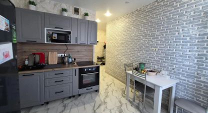 Купить квартиру 1 комнатную, 38 кв. м. Фотография №1 Продам квартиру 1 комнатную с общей площадью 38м2, 6/16 эт., Прикубанский окр район, г. Краснодар, Краснодарский край, Россия, агентство Аурус-Риэлт. Фотография №1