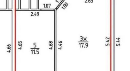 Купить квартиру 1 комнатную, 43 кв. м., Россия, г. Калининград. Фотография №10