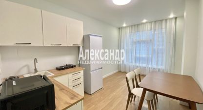 Продам квартиру 1 комнатную с общей площадью 41.9м2, 8/14 эт., на улице Шоссе в лаврики, Всеволожский район, г. Мурино, Ленинградская обл., Россия, агентство Александр-Недвижимость. Фотография №1