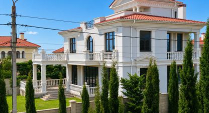 Купить дом 5-ти комнатную, 414 кв. м. Фотография №1 Продам дом 5-ти комнатный с общей площадью 414м2, на улице Набережная андрея первозванного, Гагаринский муниципальный окр район, г. Севастополь, Крым авт. респ., Россия, агентство Центр продаж НОВОСТРОЙКИ. Фотография №1