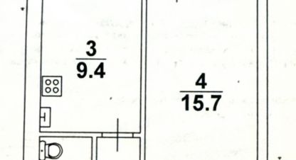 Продам квартиру 1 комнатную с общей площадью 35.4м2, 7/9 эт., на улице Чемодурова, Ленинский район, г. Саратов, Саратовская обл., Россия, агентство АН Империя. Фотография №1