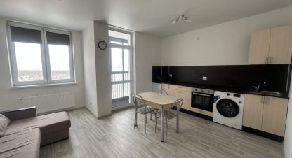 Купить квартиру 1 комнатную, 27.7 кв. м. Фотография №1 Продам квартиру 1 комнатную с общей площадью 27.7м2, 19/23 эт., на улице Хрустальногорская, г. Екатеринбург, Свердловская обл., Россия, агентство Артис Про. Фотография №1