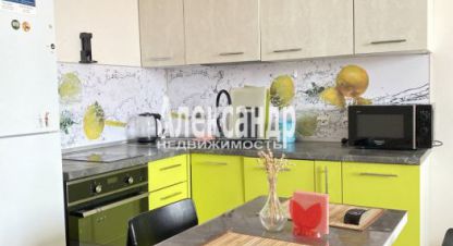 Купить квартиру, 23.9 кв. м. Фотография №1 Продам квартиру с общей площадью 23.9м2, 17/19 эт., на улице Ленинградская всеволожский мурино шувалова 27/7 подъезд, Всеволожский район, г. Мурино, Ленинградская обл., Россия, агентство Александр-Недвижимость. Фотография №1